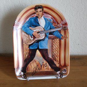 ALL SHOOK UP JUKE BOX ELVIS LIMITED EDITION PLATE BY CHRIS NOTARILE. NO. 11957A